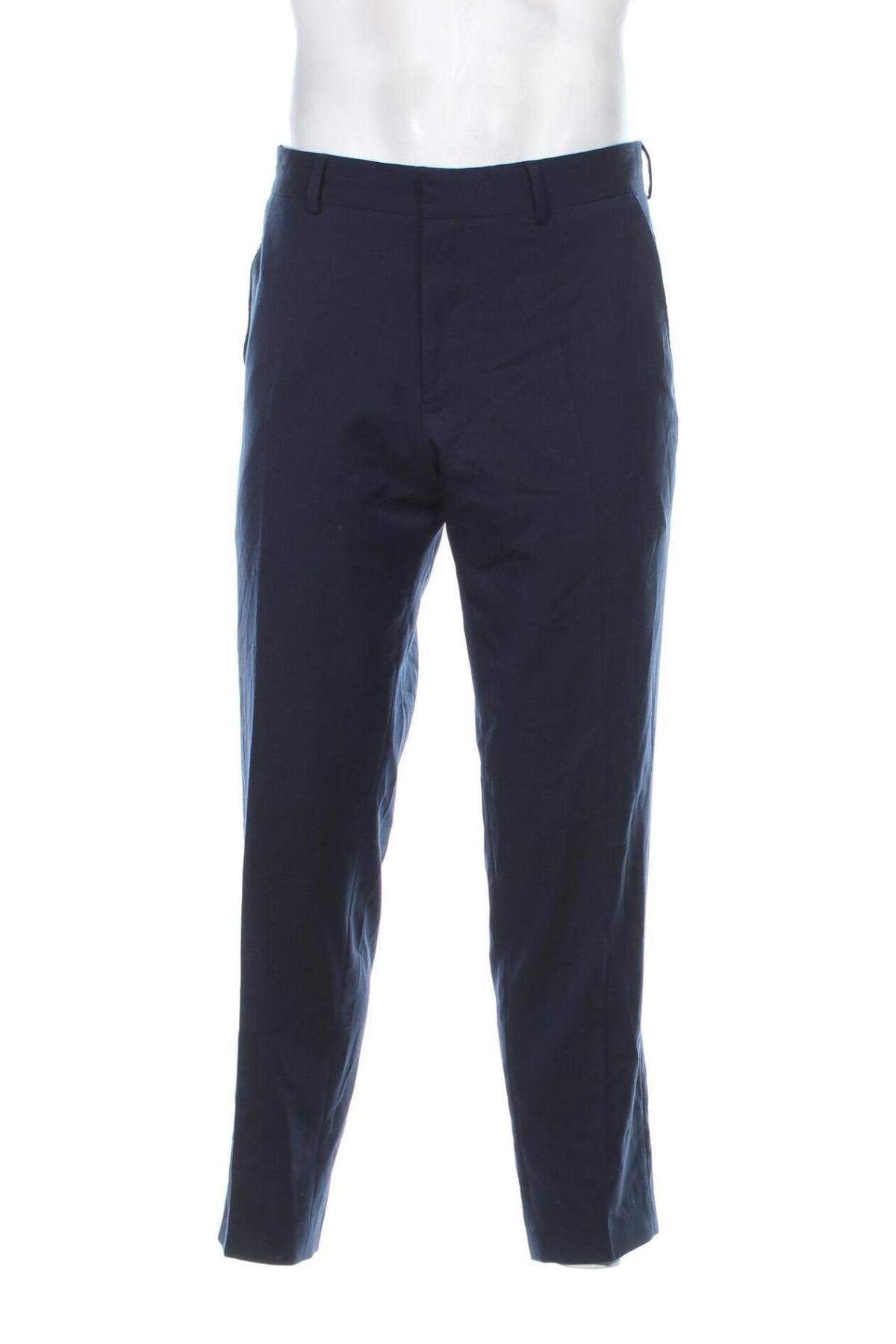 Pantaloni de bărbați S.Oliver Black Label, Mărime L, Culoare Albastru, Preț 135,99 Lei