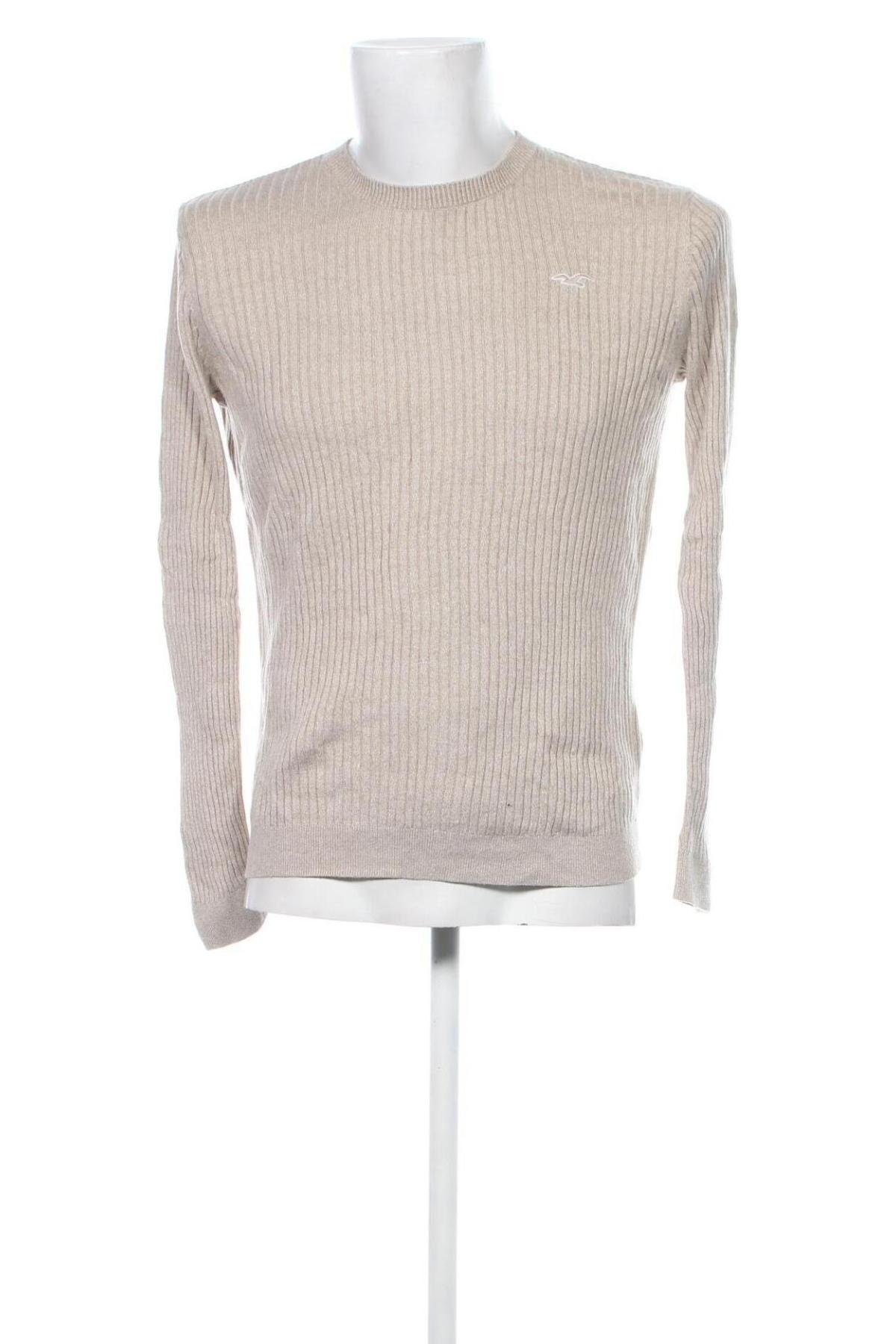 Herrenpullover Hollister, Größe M, Farbe Beige, Preis € 33,99