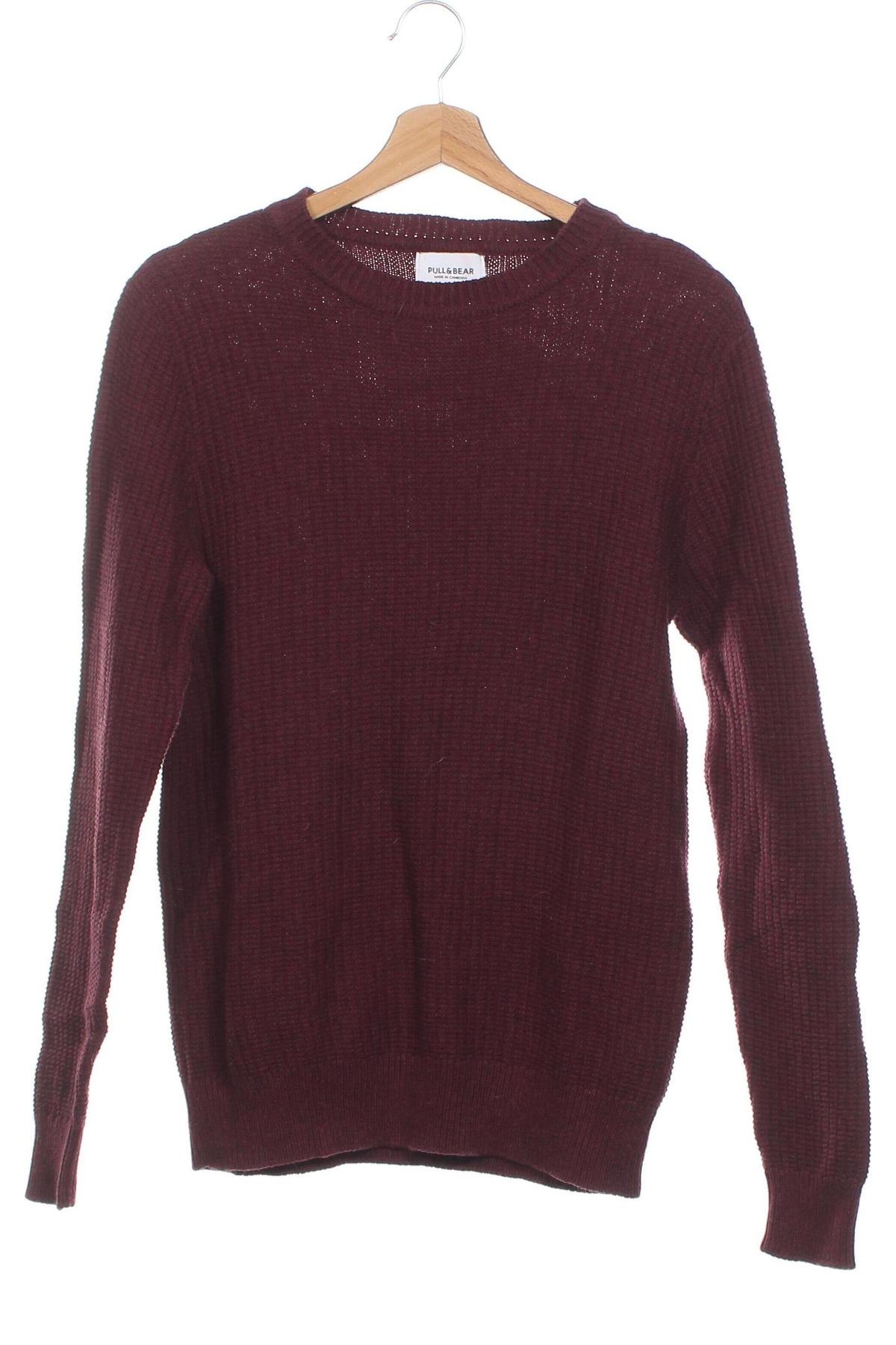 Herrenpullover Pull&Bear, Größe XS, Farbe Rot, Preis 17,90 €