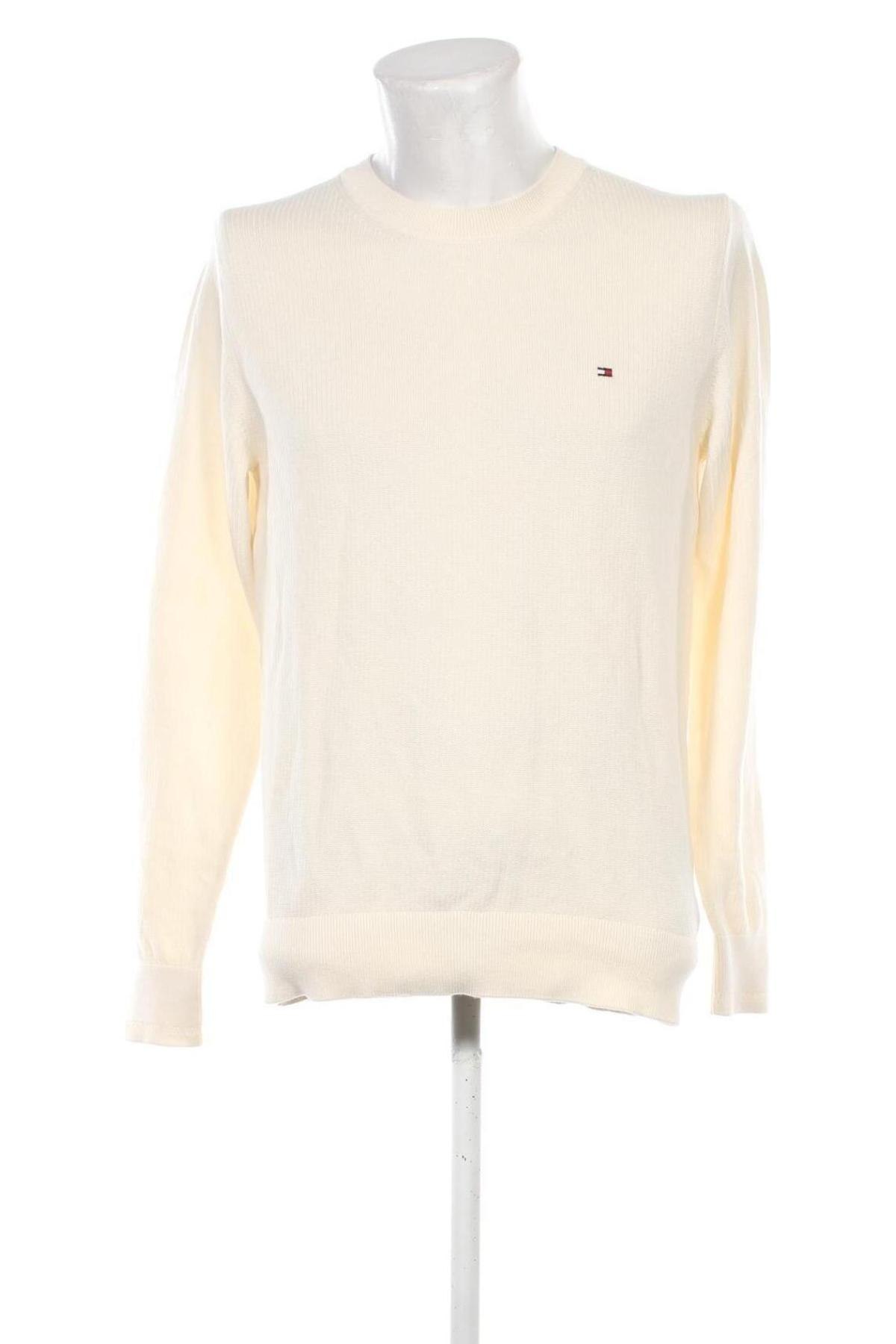 Herrenpullover Tommy Hilfiger, Größe L, Farbe Ecru, Preis 152,99 €