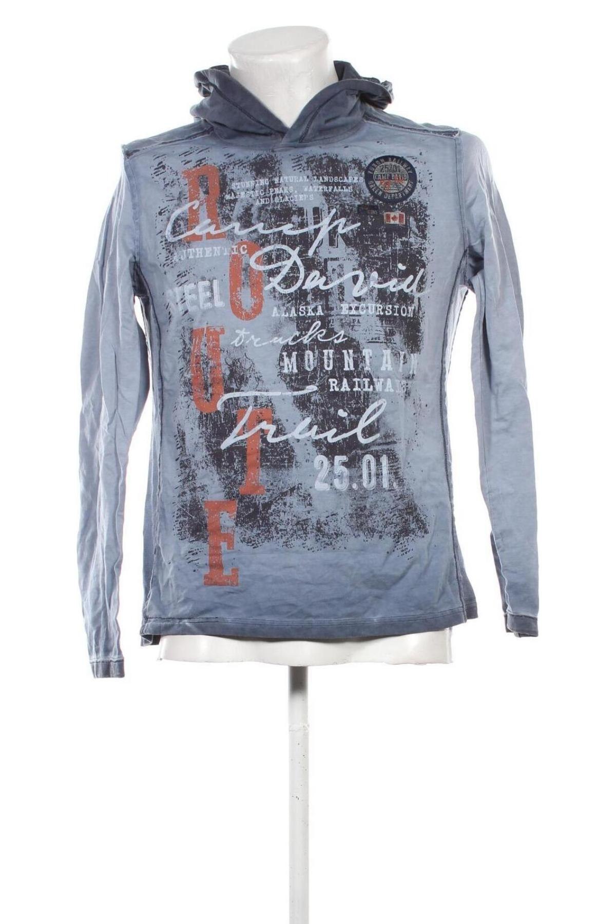 Herren Sweatshirt Camp David, Größe S, Farbe Blau, Preis € 38,49