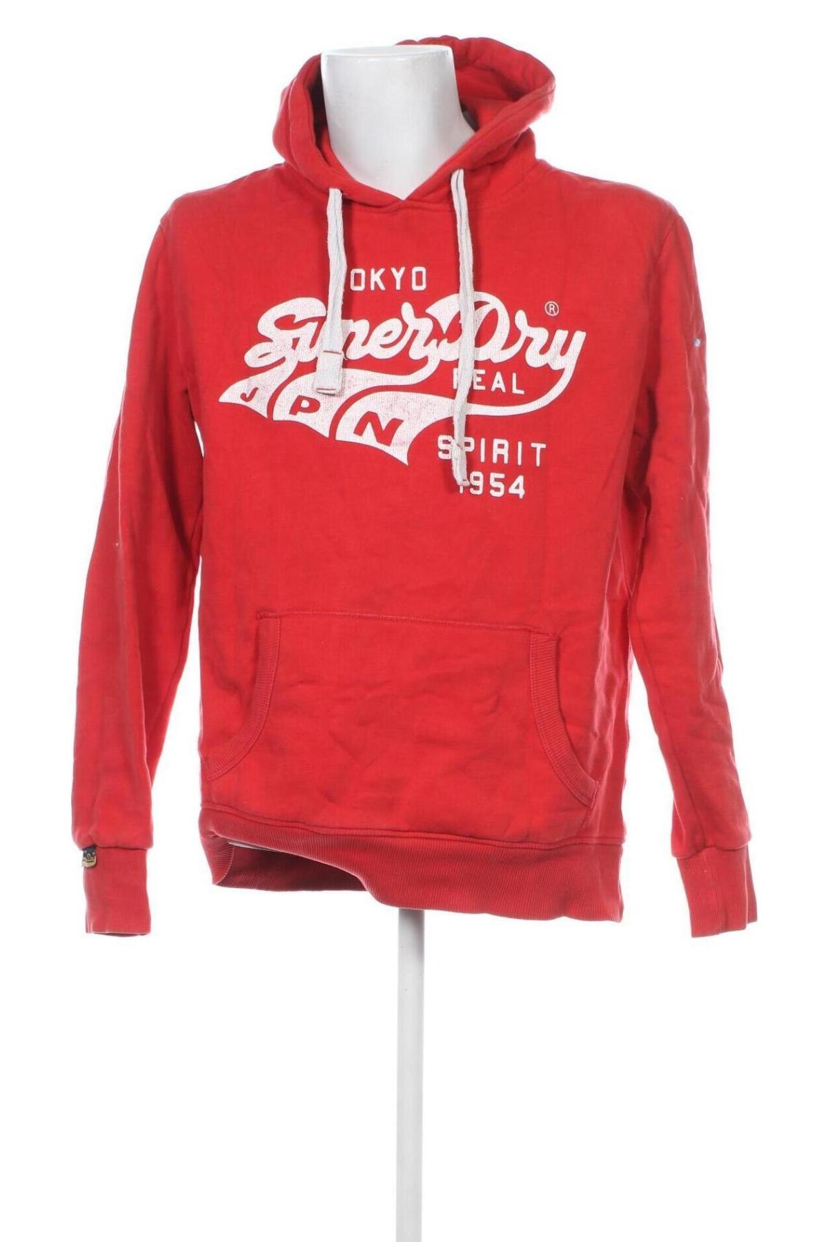 Ανδρικό φούτερ Superdry, Μέγεθος XL, Χρώμα Κόκκινο, Τιμή 29,49 €