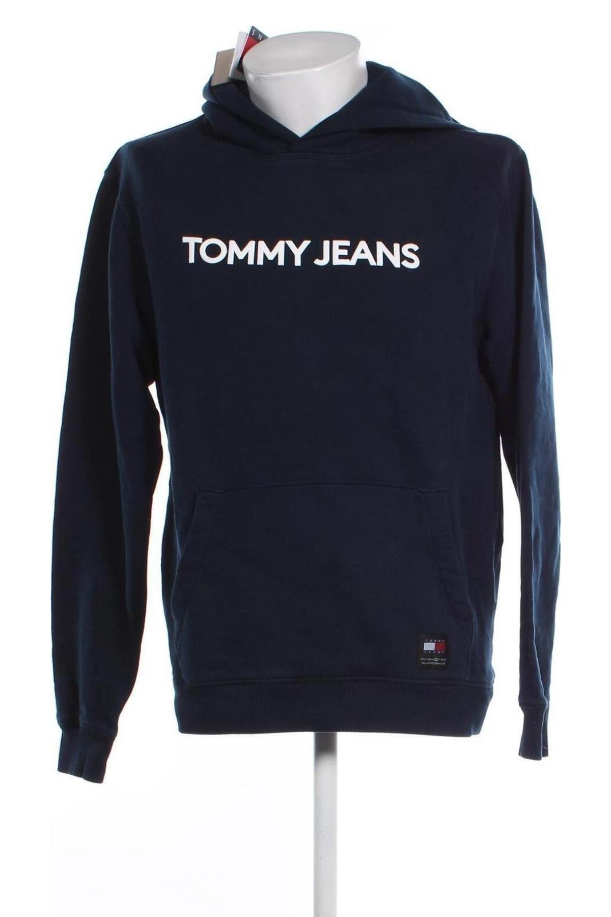 Hanorac de bărbați Tommy Jeans, Mărime S, Culoare Albastru, Preț 392,99 Lei