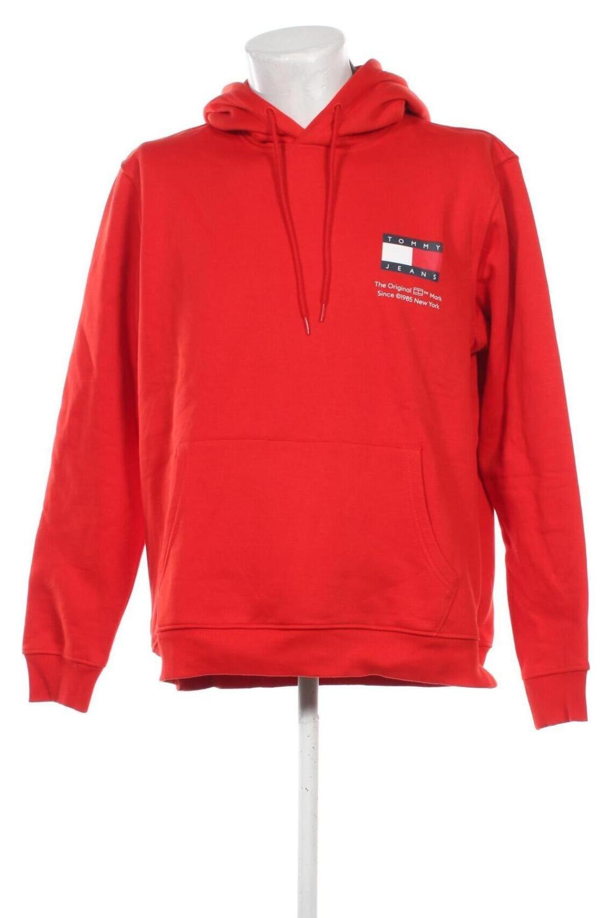 Herren Sweatshirt Tommy Jeans, Größe XL, Farbe Rot, Preis € 83,99