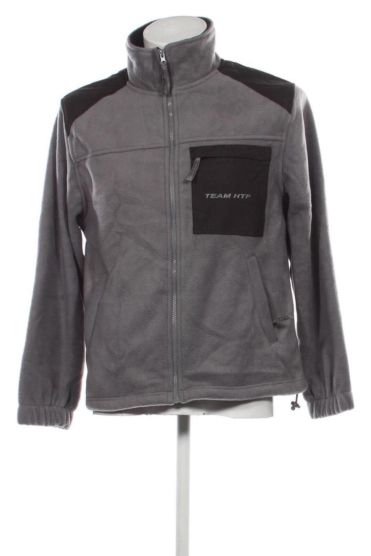 Herren Fleecejacke Valento, Größe M, Farbe Grau, Preis 26,99 €