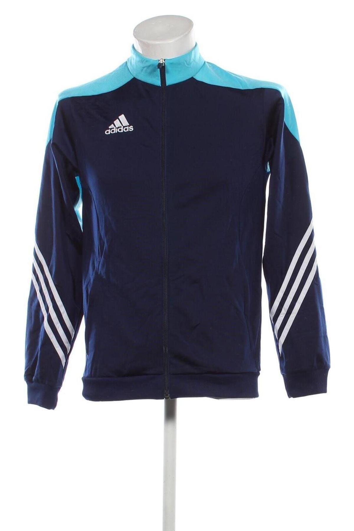 Herren Sportoberteil Adidas, Größe S, Farbe Blau, Preis 33,99 €