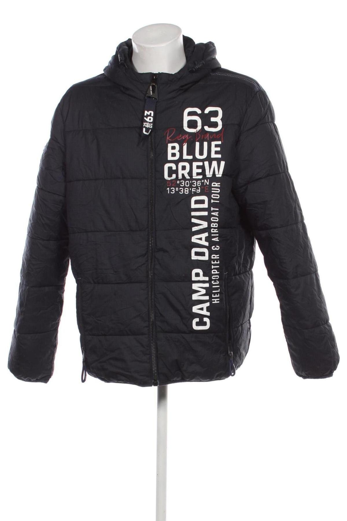 Herrenjacke Camp David, Größe XXL, Farbe Blau, Preis 80,99 €