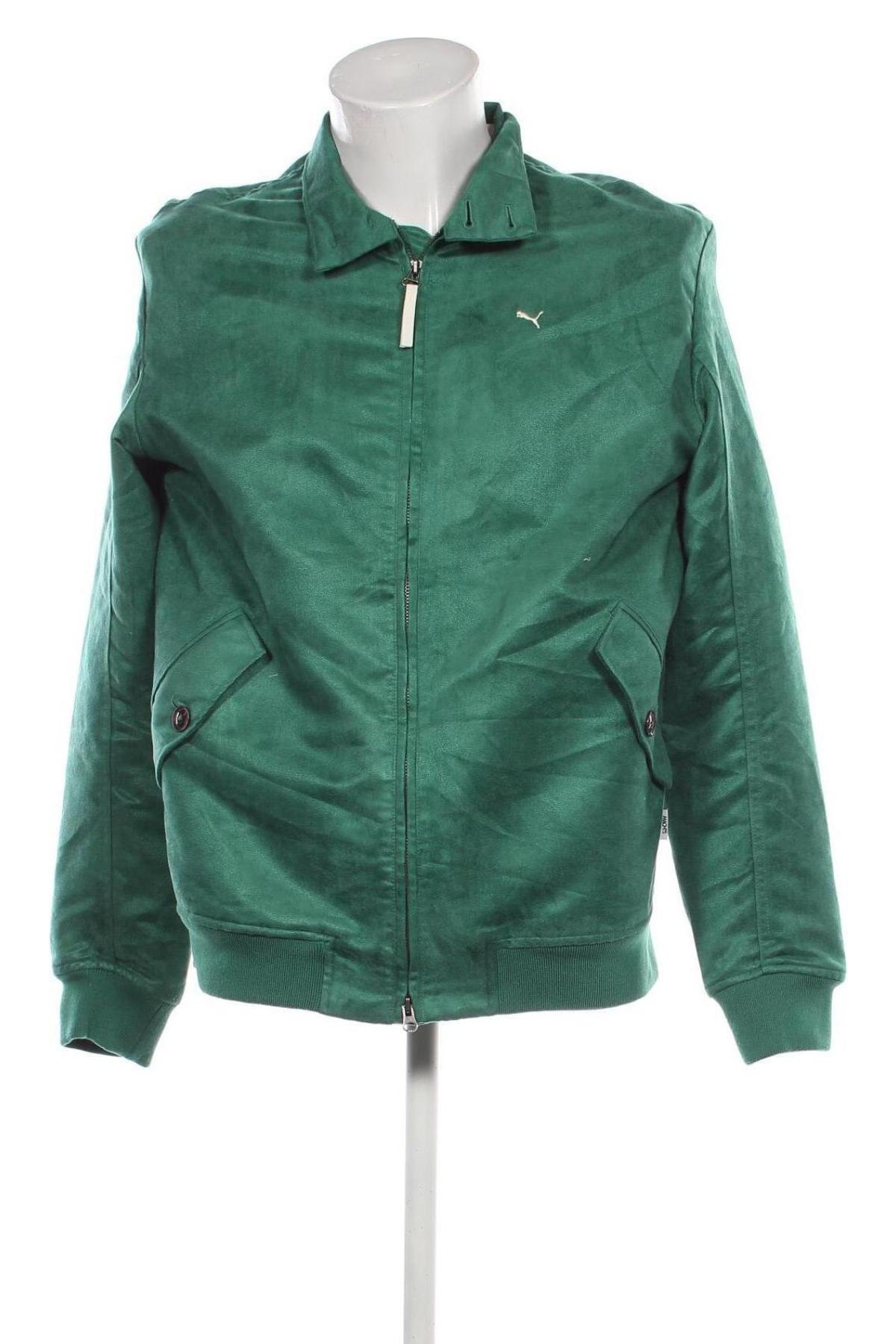 Herrenjacke PUMA, Größe M, Farbe Grün, Preis 50,99 €