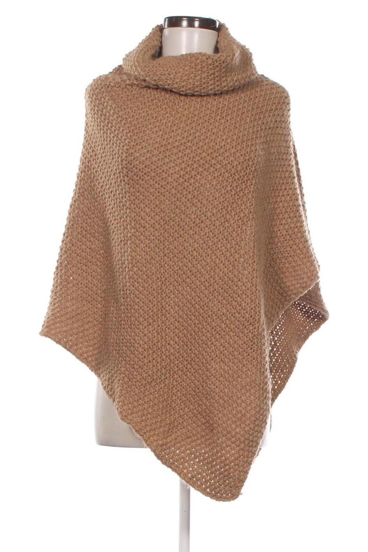 Poncho Hallhuber, Größe M, Farbe Braun, Preis 24,99 €