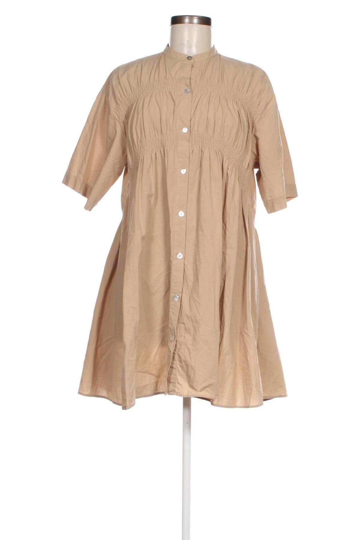 Kleid Zara, Größe XS, Farbe Beige, Preis 13,99 €