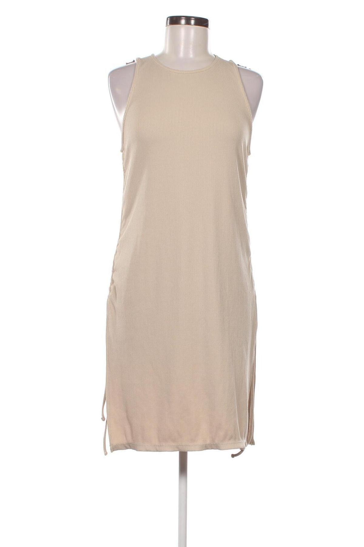 Kleid Zara, Größe L, Farbe Beige, Preis 10,99 €