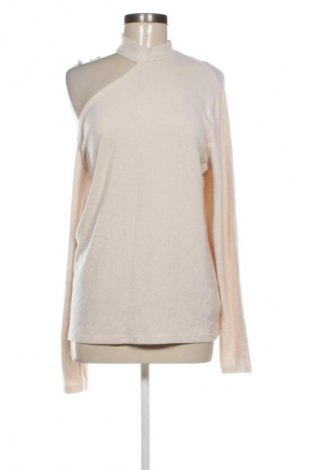 Γυναικεία μπλούζα Amisu, Μέγεθος XL, Χρώμα  Μπέζ, Τιμή 12,00 €