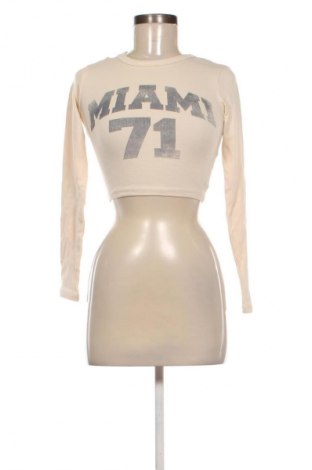 Damen Shirt Bershka, Größe XS, Farbe Beige, Preis € 9,78