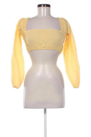 Női blúz Bershka, Méret XS, Szín Sárga, Ár 4 132 Ft