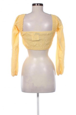 Női blúz Bershka, Méret XS, Szín Sárga, Ár 4 132 Ft