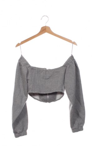 Damen Shirt Bershka, Größe M, Farbe Grau, Preis € 12,00