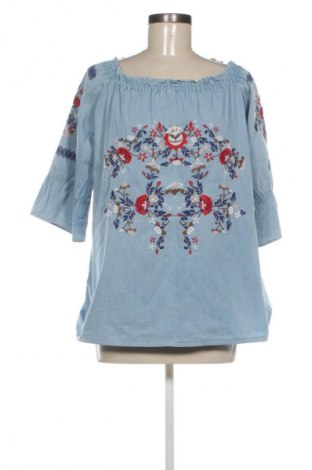 Damen Shirt Denim&Co., Größe M, Farbe Mehrfarbig, Preis 10,00 €