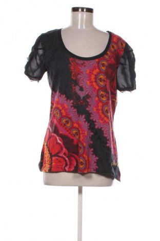 Γυναικεία μπλούζα Desigual, Μέγεθος XL, Χρώμα Πολύχρωμο, Τιμή 23,99 €