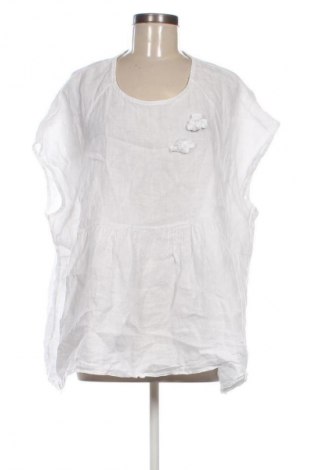 Damen Shirt Puro Lino, Größe 3XL, Farbe Weiß, Preis € 37,40