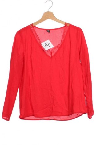 Γυναικεία μπλούζα SHEIN, Μέγεθος XS, Χρώμα Κόκκινο, Τιμή 10,00 €