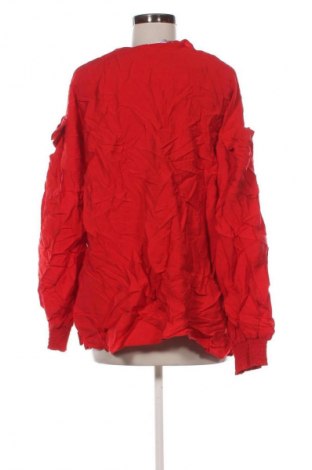 Női blúz Selection By Ulla Popken, Méret 4XL, Szín Piros, Ár 7 299 Ft