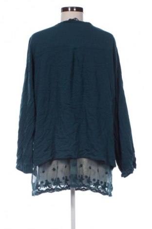 Damen Shirt Ulla Popken, Größe 3XL, Farbe Blau, Preis € 17,00