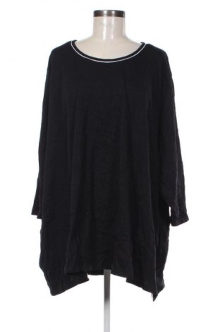 Γυναικεία μπλούζα Ulla Popken, Μέγεθος 5XL, Χρώμα Μαύρο, Τιμή 23,99 €