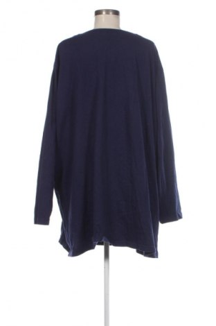 Γυναικεία μπλούζα Ulla Popken, Μέγεθος 5XL, Χρώμα Μπλέ, Τιμή 23,99 €