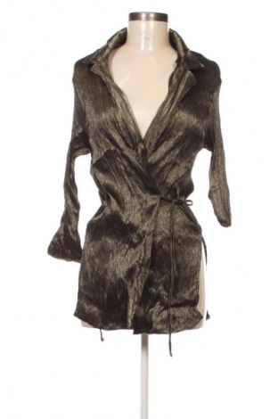 Дамска жилетка Zara, Размер L, Цвят Зелен, Цена 10,73 €