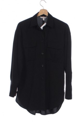 Дамска риза H&M, Размер XS, Цвят Черен, Цена 12,85 €
