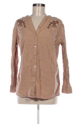 Γυναικείο πουκάμισο LC Waikiki, Μέγεθος L, Χρώμα  Μπέζ, Τιμή 25,00 €