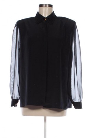 Γυναικείο πουκάμισο Unbranded, Μέγεθος L, Χρώμα Μαύρο, Τιμή 19,28 €