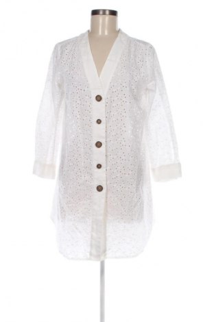 Γυναικείο πουκάμισο Zara, Μέγεθος M, Χρώμα Λευκό, Τιμή 14,00 €