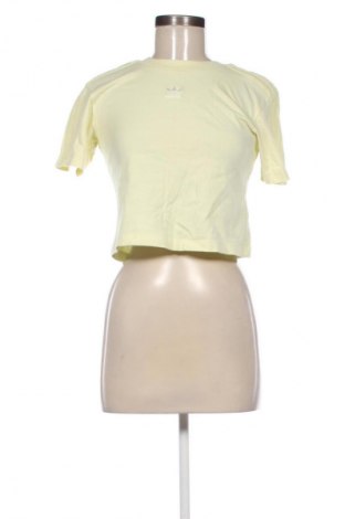 Γυναικείο t-shirt Adidas Originals, Μέγεθος S, Χρώμα Κίτρινο, Τιμή 14,00 €