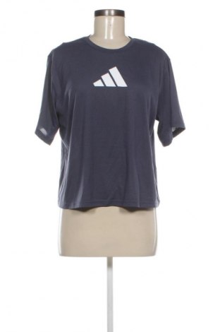 Damen T-Shirt Adidas, Größe XL, Farbe Blau, Preis 18,99 €