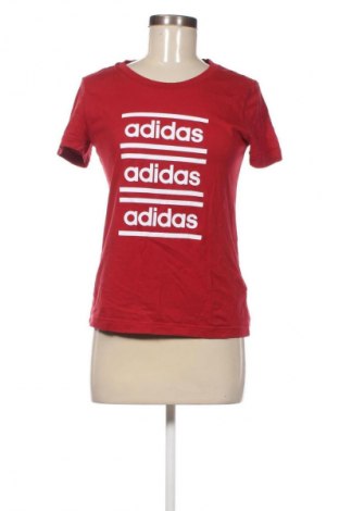 Дамска тениска Adidas, Размер S, Цвят Червен, Цена 13,80 €