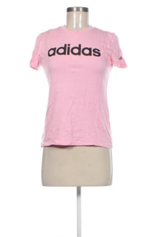Γυναικείο t-shirt Adidas, Μέγεθος S, Χρώμα Ρόζ , Τιμή 13,99 €