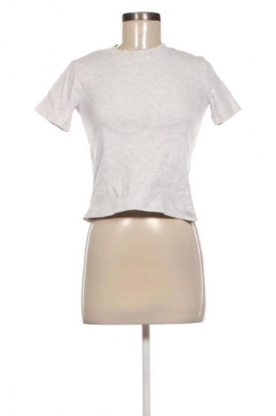 Damen T-Shirt Bershka, Größe XS, Farbe Grau, Preis € 8,69