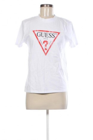 Damen T-Shirt Guess, Größe S, Farbe Weiß, Preis 38,99 €