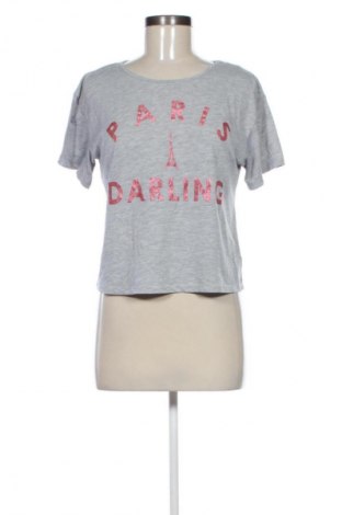 Дамска тениска H&M Divided, Размер S, Цвят Сив, Цена 10,00 €