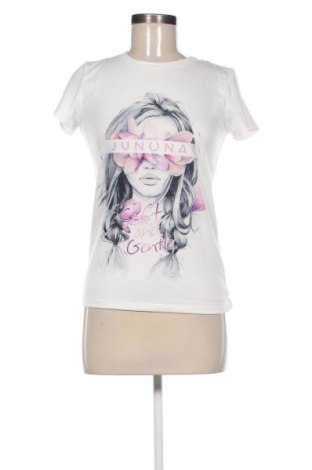Γυναικείο t-shirt Junona, Μέγεθος S, Χρώμα Λευκό, Τιμή 12,00 €