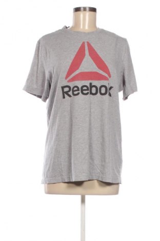Damen T-Shirt Reebok, Größe L, Farbe Grau, Preis 13,81 €