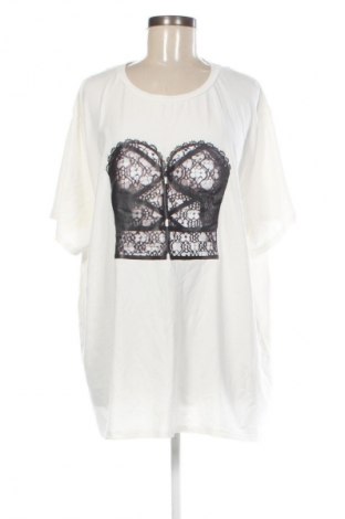 Női póló SHEIN, Méret 4XL, Szín Fehér, Ár 4 959 Ft