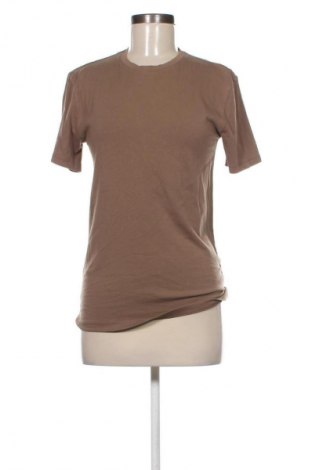 Дамска тениска Zara, Размер S, Цвят Кафяв, Цена 12,27 €