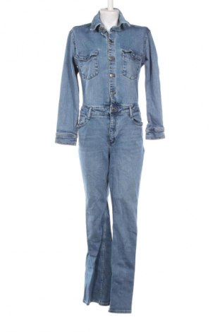 Дамски дълъг гащеризон Mango, Размер L, Цвят Син, Цена 14,31 €