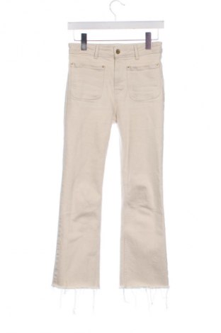 Dámské džíny  Zara, Velikost XS, Barva Béžová, Cena  857,00 Kč