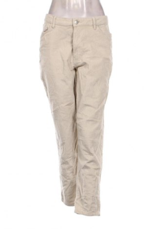 Γυναικείο κοτλέ παντελόνι Janina, Μέγεθος XL, Χρώμα Εκρού, Τιμή 9,99 €