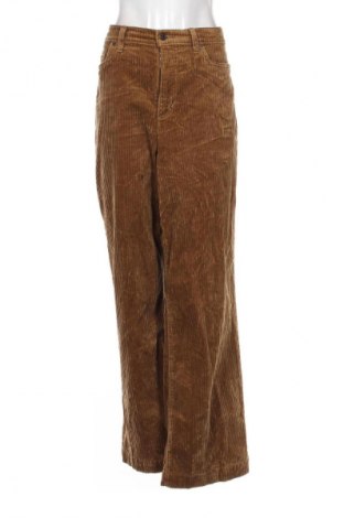 Dámské manšestráky  Lands' End, Velikost XL, Barva Hnědá, Cena  239,00 Kč