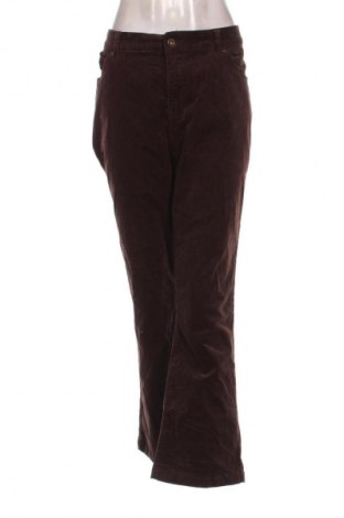 Γυναικείο κοτλέ παντελόνι Norah, Μέγεθος XL, Χρώμα Καφέ, Τιμή 13,99 €