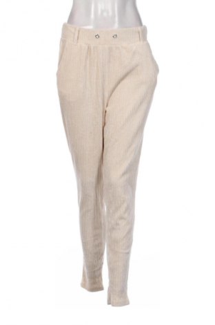 Γυναικείο κοτλέ παντελόνι Rainbow, Μέγεθος M, Χρώμα  Μπέζ, Τιμή 9,99 €